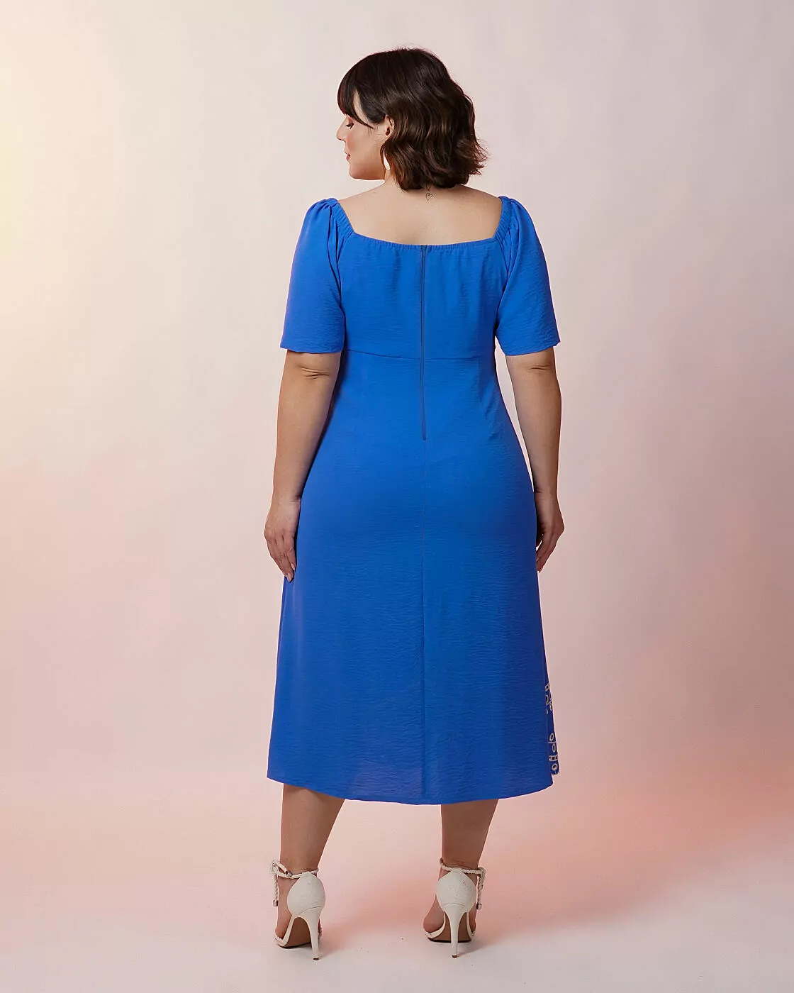 blue dress gown - shanes curve designers